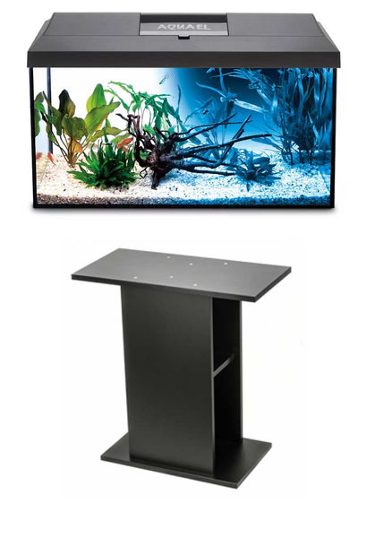 AquaEl Leddy Day and Night 75 Aquarium and Stand Black