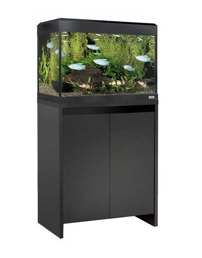 Fluval Roma 90 LED Aquarium and Cabinet Black