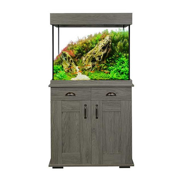 Fluval Shaker 168L Aquarium and Cabinet Slate Grey