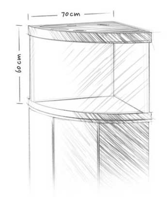 Juwel Trigon 190 Marine Aquarium and Cabinet