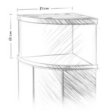 Juwel Trigon 350 LED Aquarium and Cabinet