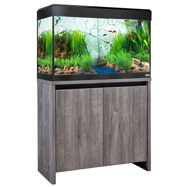 Fluval-Roma-125-Aquarium and Cabinet Grey