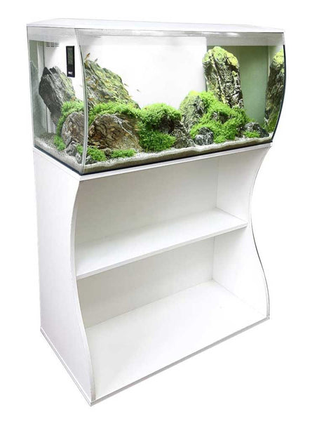Fluval Flex 123 Aquarium and Cabinet White